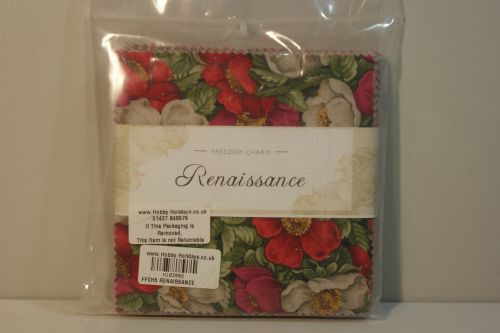 RENAISSANCE 5 INCH CHARM PACK BY FABRIC FREEDOM